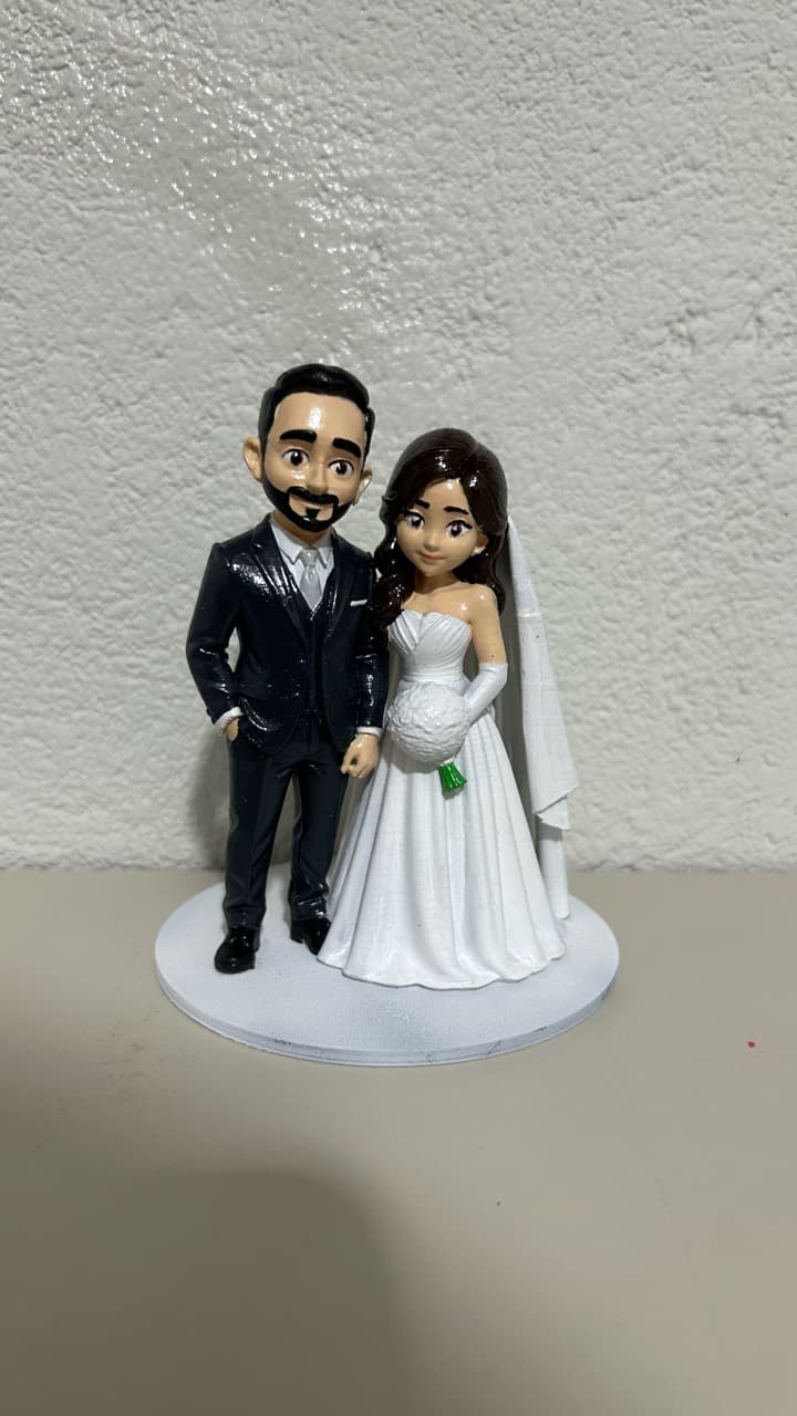 Miniatura de casal — exemplo produzido pela Impress.sione